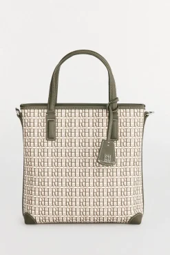 Bolso mini tote bandolera monograma