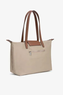 Bolso Shopper de Nailon Combinado
