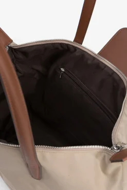 Bolso Shopper de Nailon Combinado