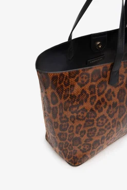 Bolso shopper estampado leopardo