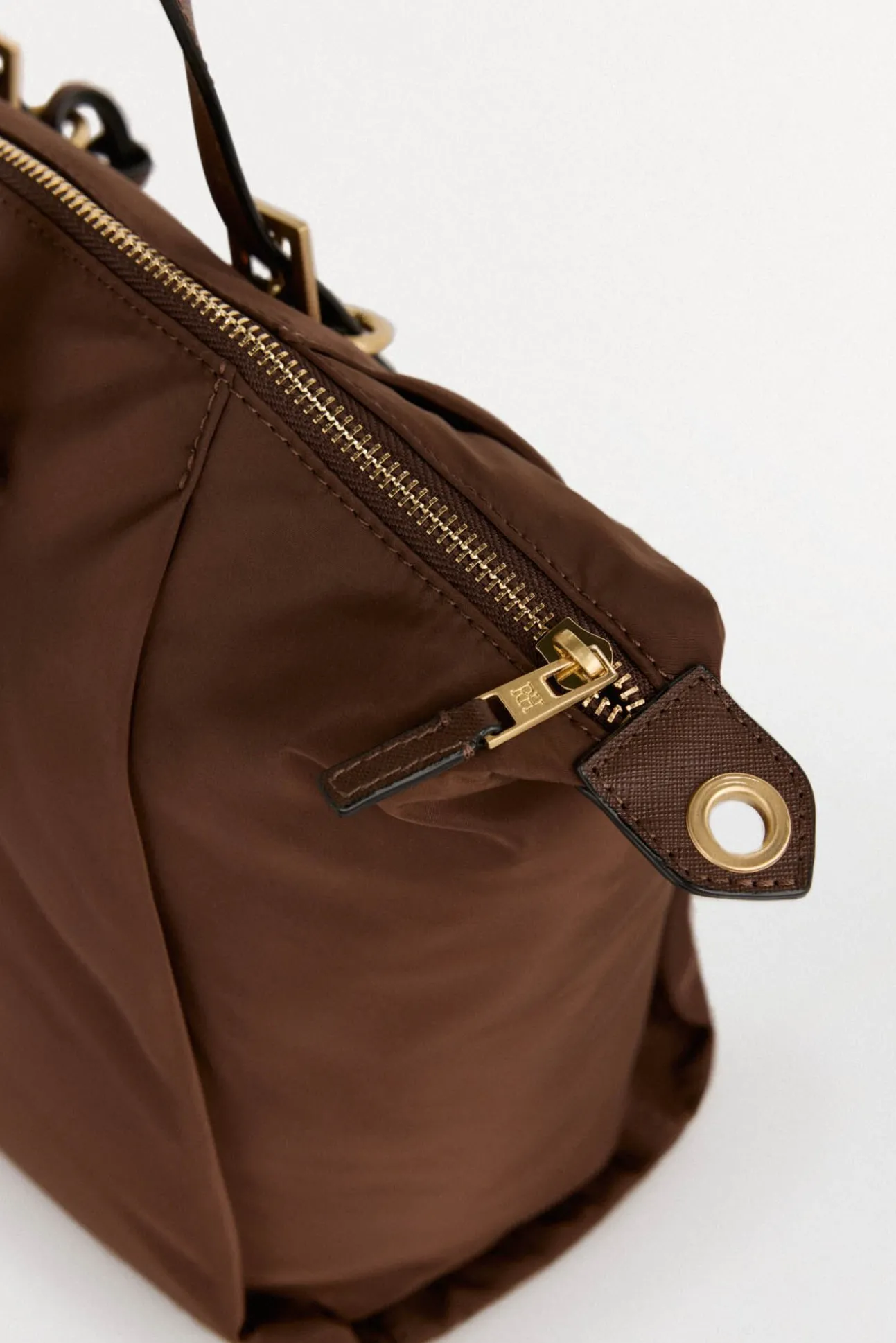 Bolso shopper nylon hebillas