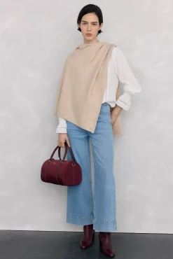 Bolso tipo bowling bandolera