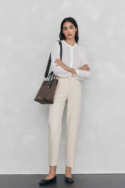 Bolso tote en jacquard