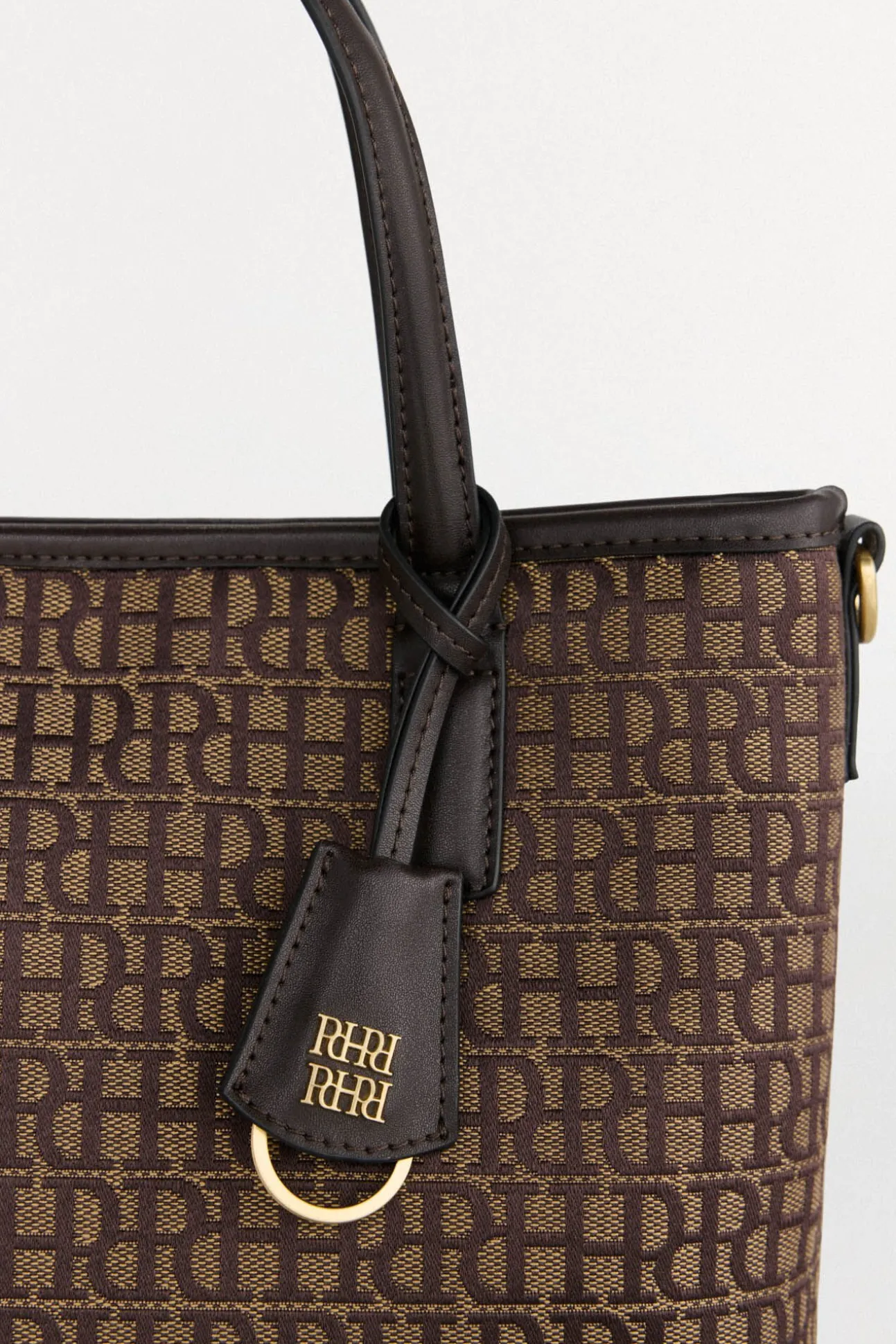 Bolso tote en jacquard