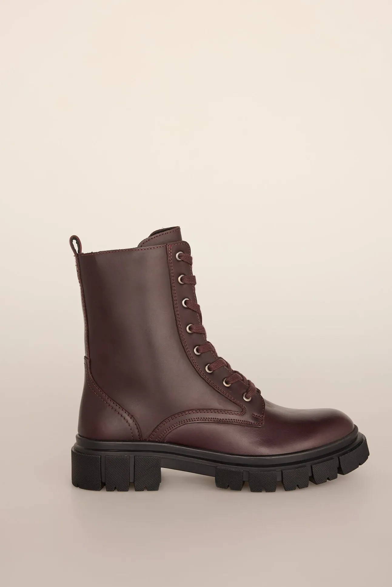 Bota combat piel