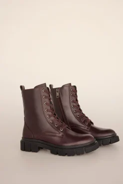 Bota combat piel