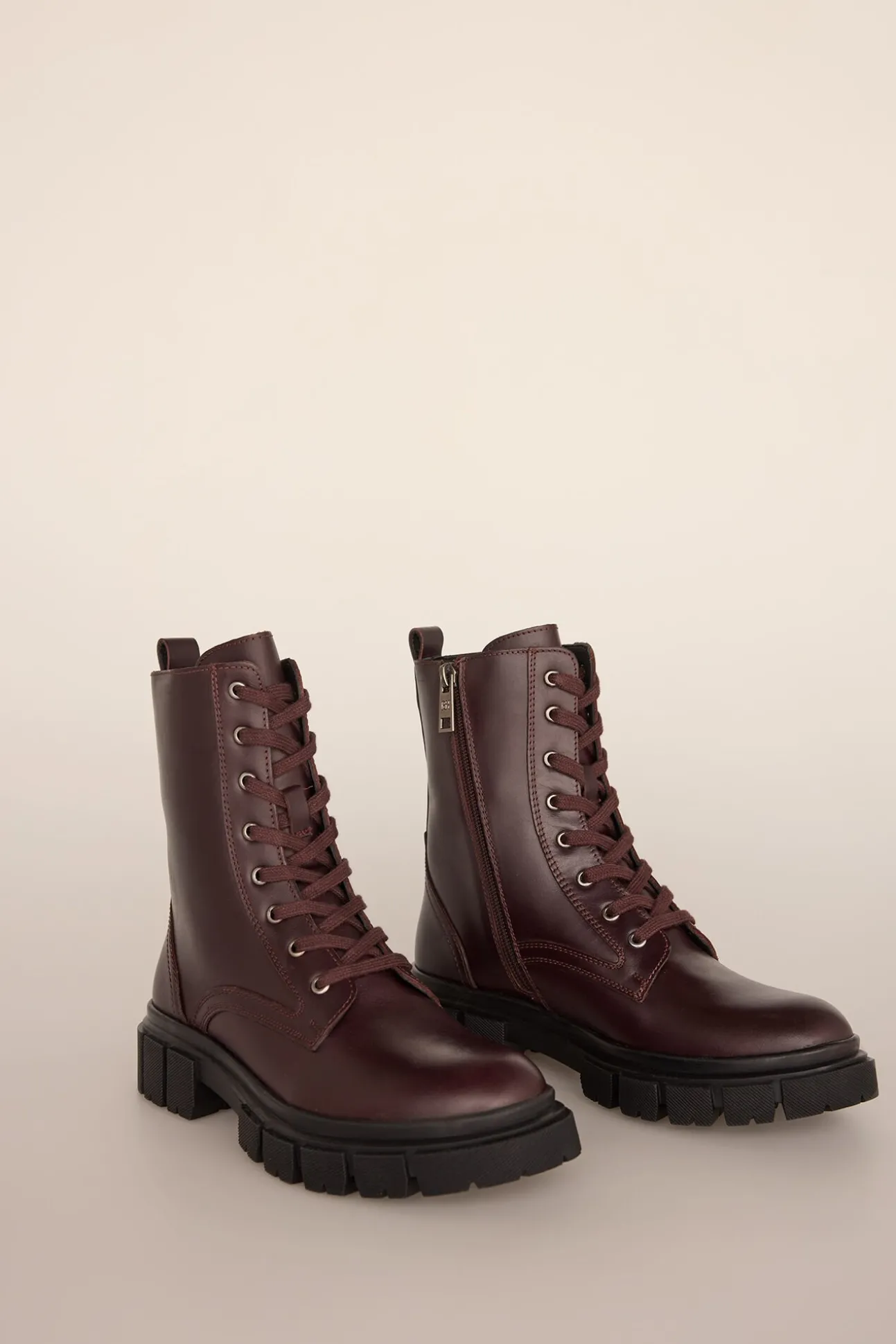Bota combat piel
