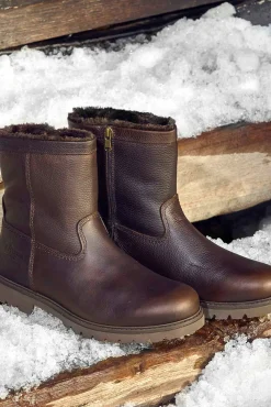 Bota de hombre en piel