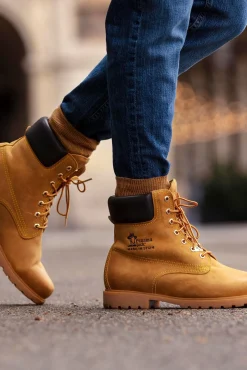 Bota de hombre en piel napa