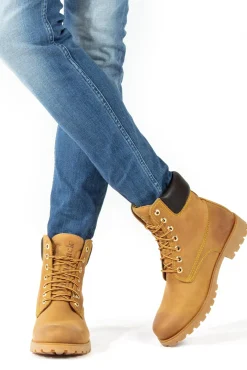 Bota de hombre en piel napa