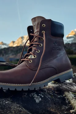 Bota de hombre en piel napa