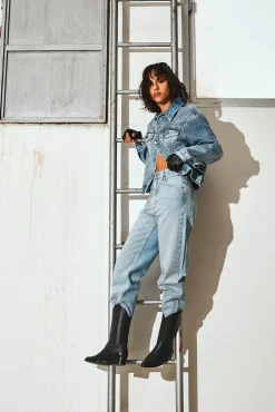 Botas cowboy de piel Jandra