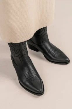 Botas cowboy de piel Jandra