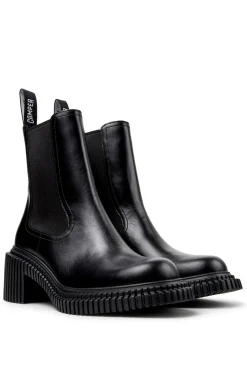 Botas de media caña de piel