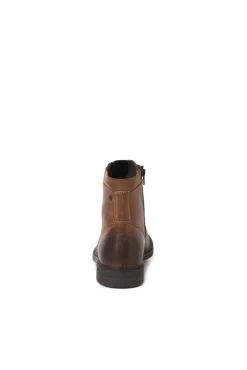 Botas de piel con cordones