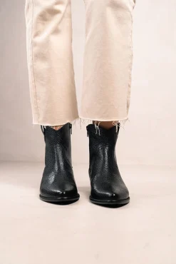 Botines cowboy de piel Calíope Vintage