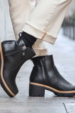 Botines de piel con forro interior de piel