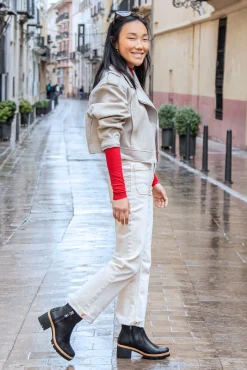 Botines de piel con forro interior de piel