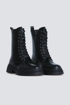 Botines militares cordones