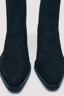 Botines negros cowboy