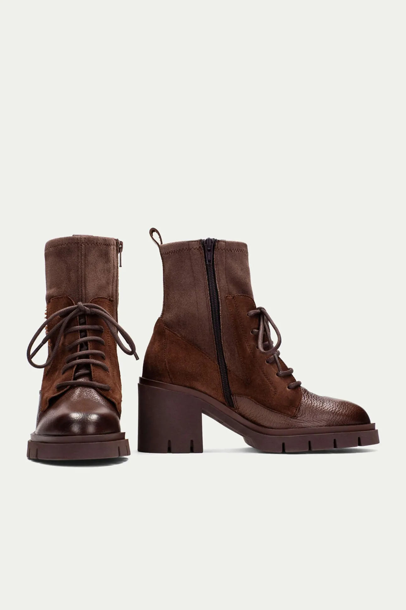 Botín acordonado piso track ZURICH