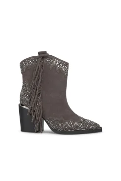 Botín con flecos laterales