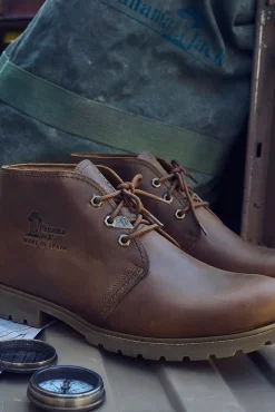 Botín de hombre en piel napa