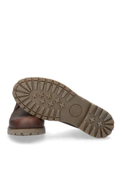 Botín de hombre en piel napa