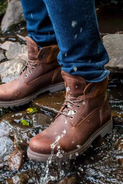 Botín de hombre en piel napa