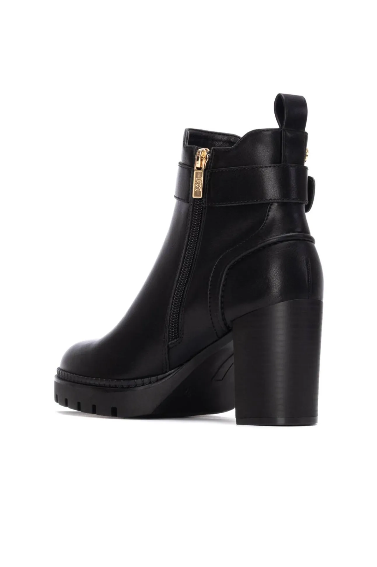 Botín de tacón tipo chelsea