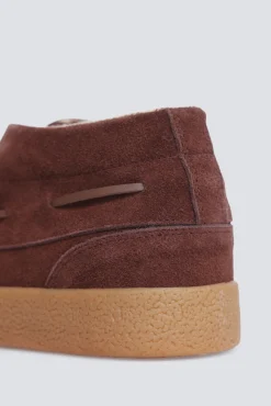 Botín naútico piel