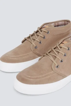 Botín piel casual serraje