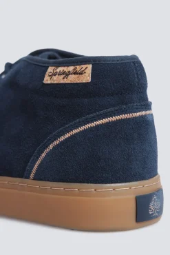 Botín piel casual serraje