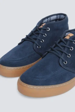 Botín piel casual serraje