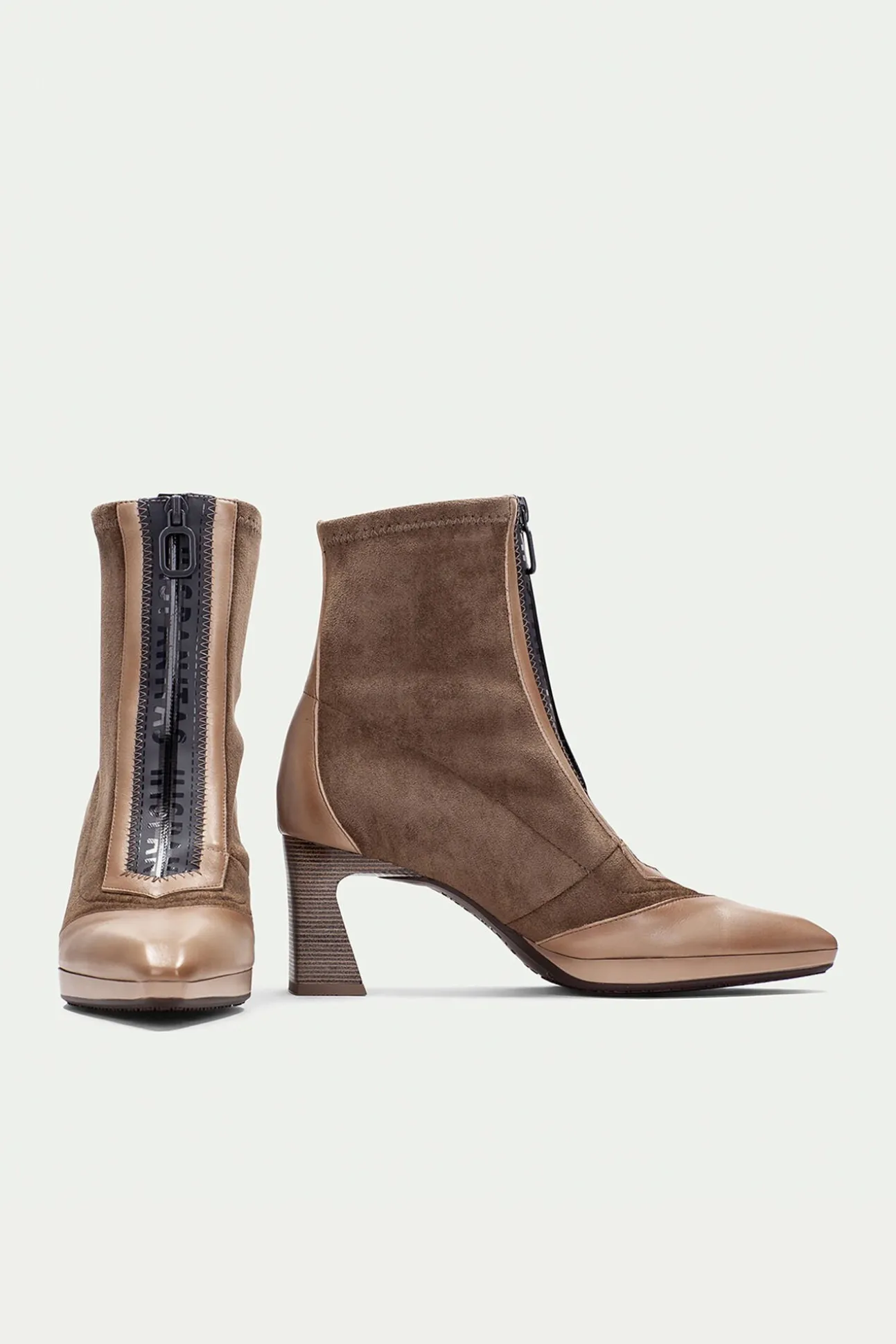 Botín punta fina con cremallera ATLANTA