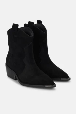 Botín tacón bajo cowboy