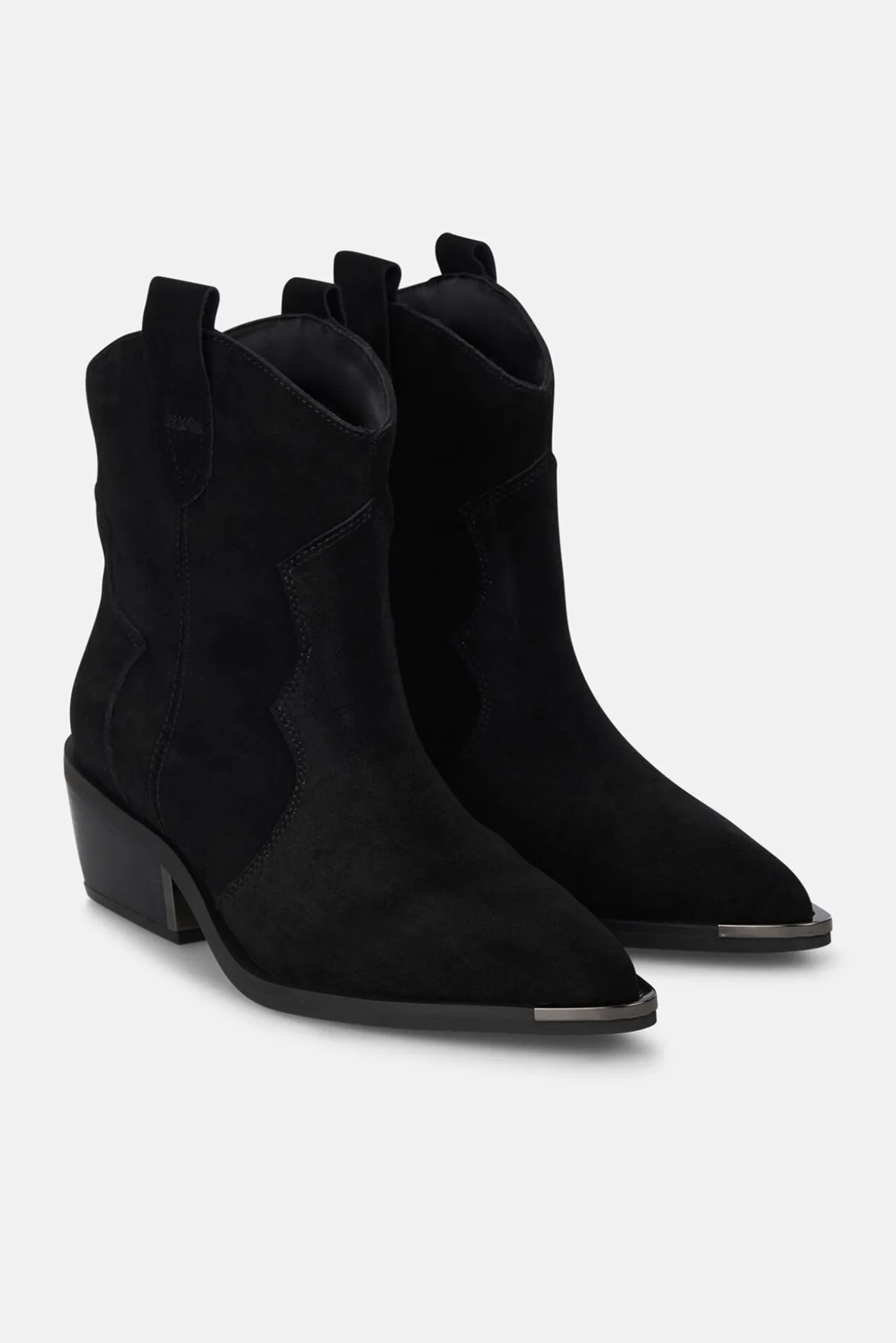 Botín tacón bajo cowboy