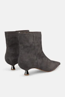 Botín tacón metalizado