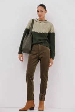 Botín tacón serraje