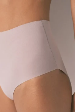 Braga alta algodón nude