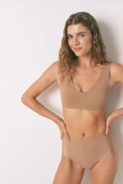 Braga alta clean cut beige