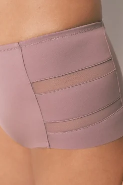 Braga alta clásica microfibra rosa