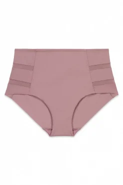 Braga alta clásica microfibra rosa