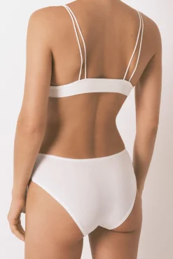 Braga ancha algodón tul marfil