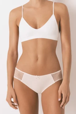 Braga ancha algodón tul rosa