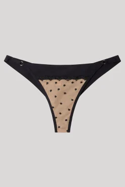 Braga brasileña de encaje topos