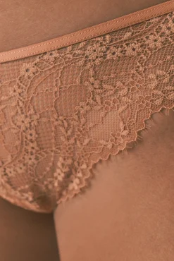 Braga clásica encaje naranja