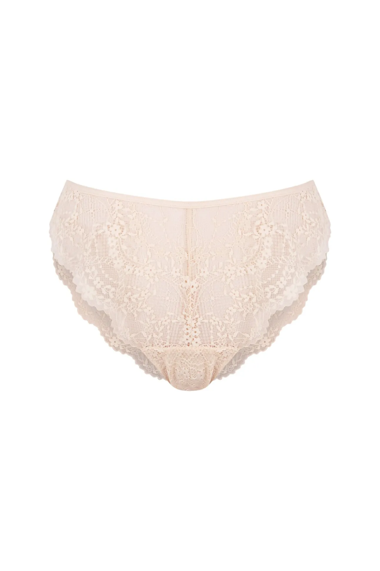Braga clásica encaje nude