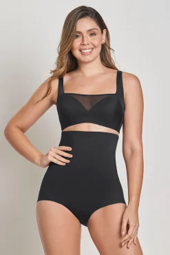 Braga faja de tiro alto con control moderado en abdomen y espalda