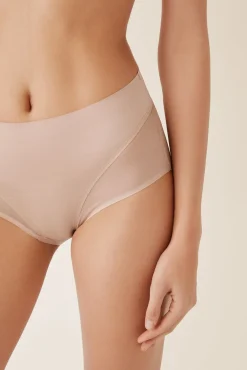 Braga media moldeadora tul nude